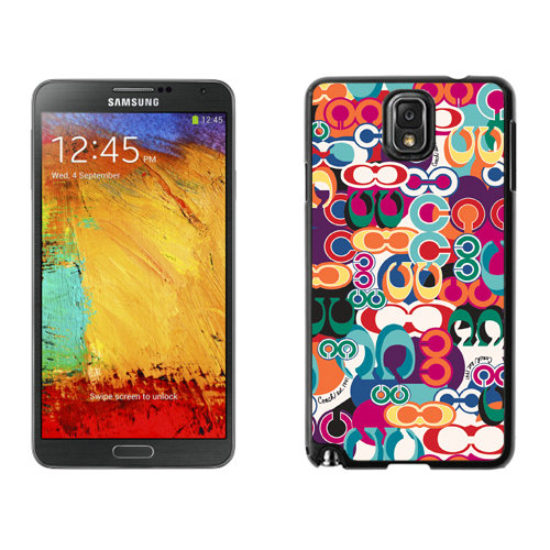 Coach Fashion Monogram Multicolor Samsung Note 3 Cases DRS | Women - Click Image to Close